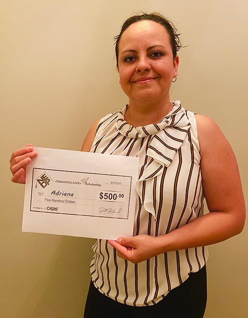 Adriana NEDP Scholarship recipient Adriana-NEDP-Scholarship-recipient-photo