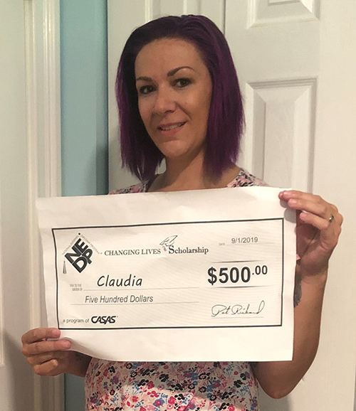 Claudia Pagani, NEDP Scholarship recipient Claudia-Pagani-web