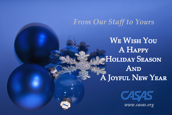 Holiday Greeting from CASAS