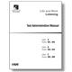 Form 980 Life and Work Listening Test Administration Manual