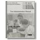 Adult Life Skills Test Administration Manual